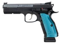 CZ Shadow 2 Optics-Ready 9mm Pistol with Blue Grips - view 3