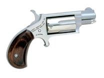 NAA Mini-Revolver: Compact .22LR/.22WMR Stainless Rosewood Grips - view 5