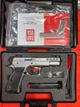 SAR P8L Stainless 9mm DA/SA Pistol - Adjustable Combat Sights - view 2