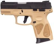 Taurus G2c 9mm Compact Semi-Auto Pistol - Black & FDE Finish - view 2