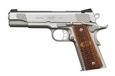 Kimber Raptor II 1911 9mm Pistol - Stainless, Zebrawood Grips, Night Sights - view 2
