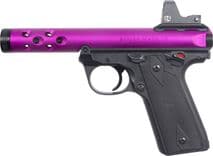 Ruger Mark IV 22/45 Lite Purple 10-Rd .22 LR w/Riton Optic - view 2
