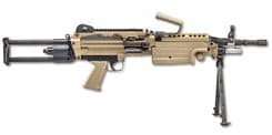 FN M249S Para Semi-Auto 5.56 NATO Rifle FDE, Adjustable Stock - view 2
