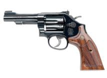 S&W Model 48 Classic .22 WMR Revolver - 4" Blued Steel & Wood Grip - view 4
