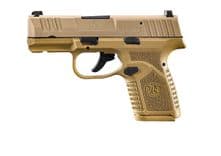 FN Reflex 9mm Micro Compact - FDE, Night Sights, SAO 10+1 - view 3