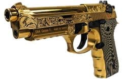 Girsan Regard MC Deluxe Gold 9mm Pistol, Ergonomic DA/SA, 4.9" Barrel - view 2
