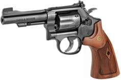 S&W Model 48 Classic .22 WMR Revolver - 4" Blued Steel & Wood Grip - view 3