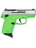 SCCY CPX-1 Gen3 9mm Compact Pistol - Lime Green Stainless Slide - view 3
