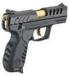 Ruger SR22 Compact .22 LR Pistol with Adjustable Sights - Black/Gold - view 2