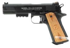 Chiappa 191122 Elite .22 LR SAO Pistol with Stippled Walnut Grip - view 2