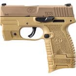FN 503 FDE Compact 9mm Pistol with LaserMax Flashlight - view 2