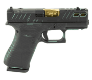 Glock 43X MOS 9mm 3.41in Black/Robin Egg Blue - view 2