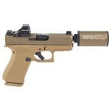 Glock 43X Hush Puppy 9mm 3.92" Barrel 10-Rounds Includes Hush Puppy Project Model 2 Suppressor, Holosun 407K Red Dot - view 3