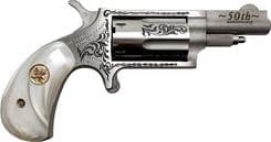 North American Arms 50th Anniversary Mini-Revolver .22 WMR 1.63in Stainless White Pearl - view 2