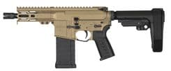 CMMG Banshee MK4 5" 5.7x28mm Tactical Pistol - Coyote Tan - view 2