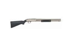 Mossberg 590 Mariner 12GA Pump Shotgun, Silver Marinecote, 8+1 Capacity - view 5