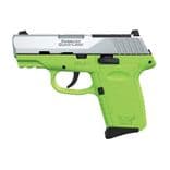 SCCY CPX-2 Gen3 RDR 9mm Compact, Lime Green/Stainless Slide - view 2