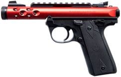 Ruger Mark IV 22/45 Lite .22 LR Semi-Auto - Black/Red Finish - view 2