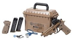 Beretta M9A4 G 9mm FDE Pistol, 5.1" Barrel, 18rd, Optics-Ready - view 3