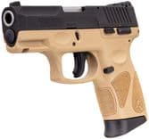 Taurus G2c 9mm Compact Semi-Auto Pistol - Black & FDE Finish - view 3