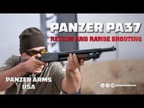 Panzer PA37 Elite Pump Shotgun - 12ga Nickel & Black Walnut Deluxe - view 3