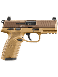 FN 502 MRD FDE .22 LR Optics-Ready SAO Pistol - 4" Barrel, 10+1 Capacity - view 4