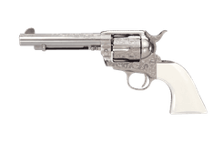Taylor's 1873 Outlaw Legacy .45 Colt Nickel Revolver - 5.5" Classic - view 2