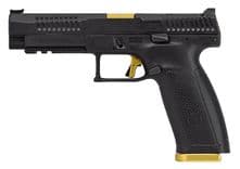 CZ P-10 F Black/Gold 9mm Competition Pistol, 19+1 Capacity - view 2