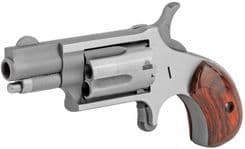 NAA Mini-Revolver: Compact Stainless .22 LR with Rubber Grip - view 3
