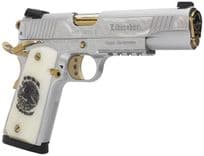 Girsan Regard S Liberatore 2 9mm Pistol - Elite Stainless & Gold Trim - view 3