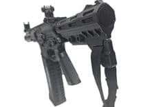 ATI Alpha Maxx Semi-Auto AR-15 Pistol 5.56 Nato/.223 Rem, 7.5" Bbl, Aluminum MLOK Handguard, 60 Rd Magazine, Flip-Up Sights, Brace, Black - view 3