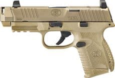 FN 509C MRD 9mm Compact - FDE, Optics Ready, Tactical Pistol - view 3