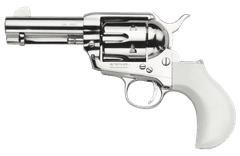 "1873 Cattleman Birdshead .45 LC Revolver - Nickel & Ivory Classic" - view 3