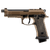 Beretta 92XI SAO: 9MM, 22-Rd, Cerakote, Fiber Optic Sights thumbnail 2