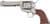 Cimarron Man With No Name Frontier .357 Magnum 4.75in Nickel thumbnail 3