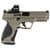 Smith & Wesson M&P M2.0 9mm Tungsten Optic Pistol, 17+1 Rounds thumbnail 4