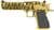 Desert Eagle MK19 .357 Magnum Titanium Gold Tiger Stripes Edition thumbnail 2