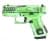 Glock 43XC 9mm 3.41in Anime Green thumbnail 1