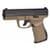 FMK 9C1 Gen 2 SAO 9mm Pistol - Flat Dark Earth, Glock Sight Ready thumbnail 1