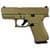 Glock 43X MOS Gen 1, 9mm FDE Compact, Optics-Ready Concealed Carry thumbnail 2
