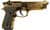 Girsan Regard MC Deluxe Gold 9mm Pistol, Ergonomic DA/SA, 4.9" Barrel thumbnail 1