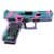 Glock 19 Gen5 "Retro Vibe" Purple 9mm Semi-Auto Handgun thumbnail 1