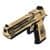 Magnum Research Desert Eagle Mark XIX .50 AE 6in Gold Engraved thumbnail 4
