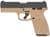Taurus G3 9mm 15+1 Full Size Pistol - Tan/Black, 4" Barrel thumbnail 1
