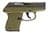 KelTec P3AT Compact .380 ACP - Green/Black Concealed Carry Pistol thumbnail 1