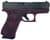 Glock 43X Gen 1 Black Cherry 9mm Compact Pistol, 10-Round Conceal Carry thumbnail 1