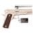 Tisas 1911A1 Stakeout 9mm Nickel Pistol - Classic Wood Grip Edition thumbnail 3