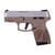 Taurus G2S Compact 9mm Pistol - Coyote Brown, Stainless Finish thumbnail 2