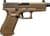 Glock 19X MOS Tactical Coyote 9mm Pistol with Threaded Barrel thumbnail 1