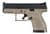 CZ P-10 S Sub-Compact 9mm, FDE/Black, 12rd, Tritium Sights thumbnail 5